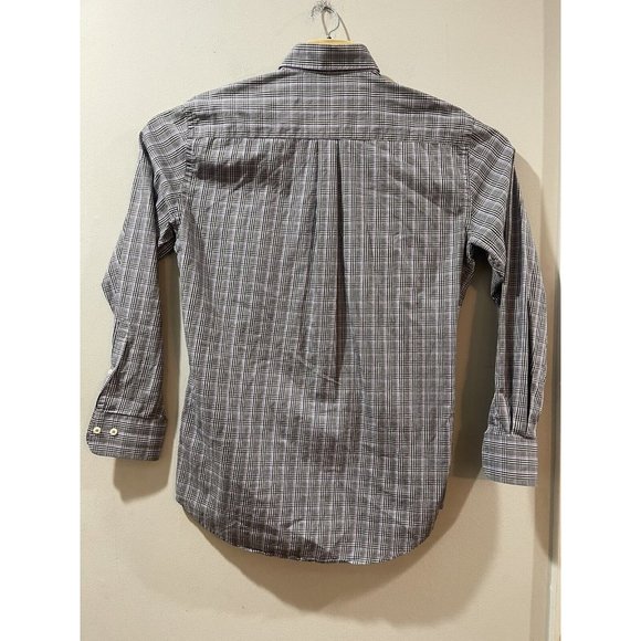 Peter Millar Long Sleeve, Button Up Casual Dress Shirt‎ Black Purple Medium - Picture 2 of 5